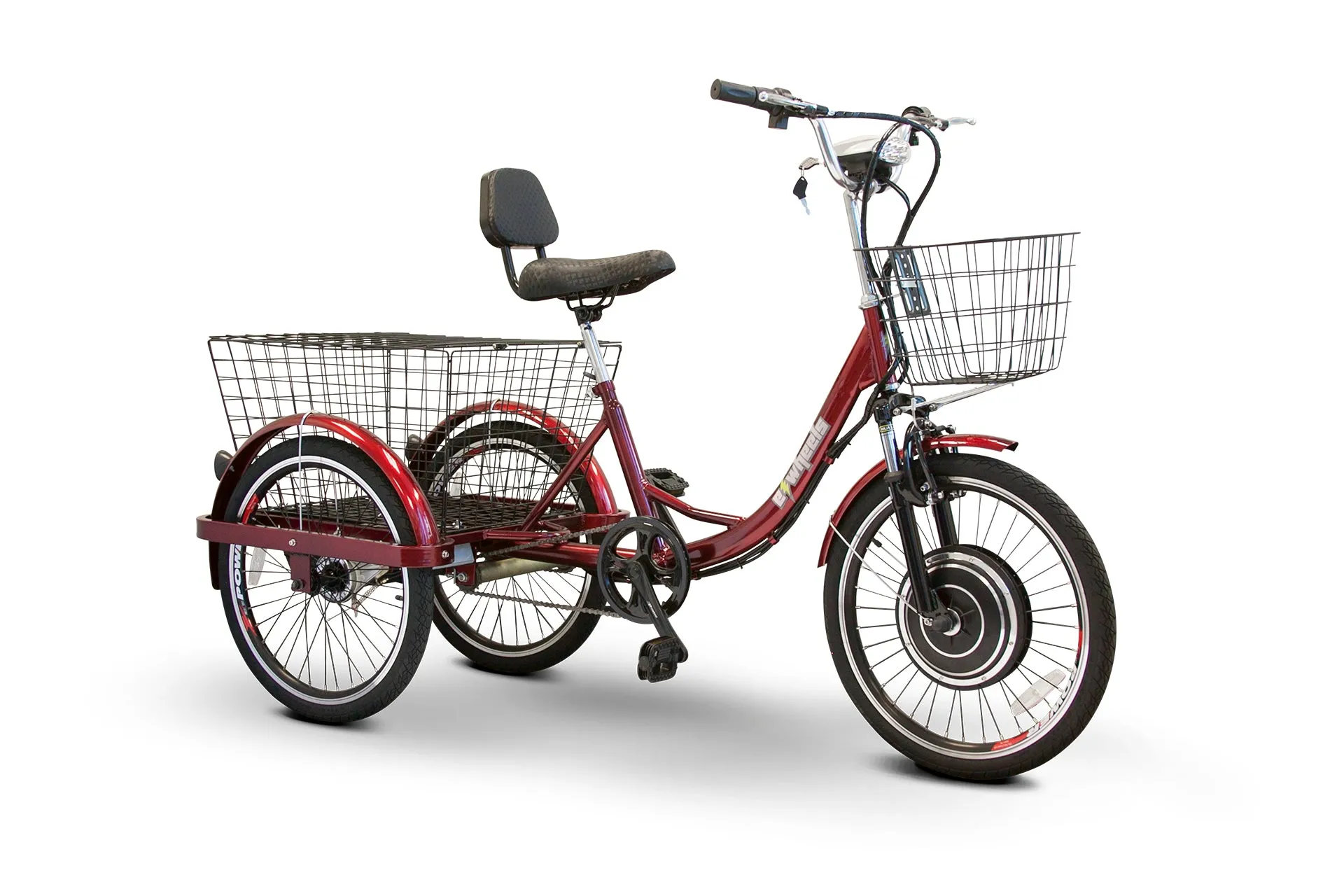 EWheels EW-29 48V 500W (750W Peak) Step-Thru Electric Trike