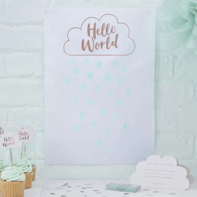 Fingerprint Canvas Guestbook