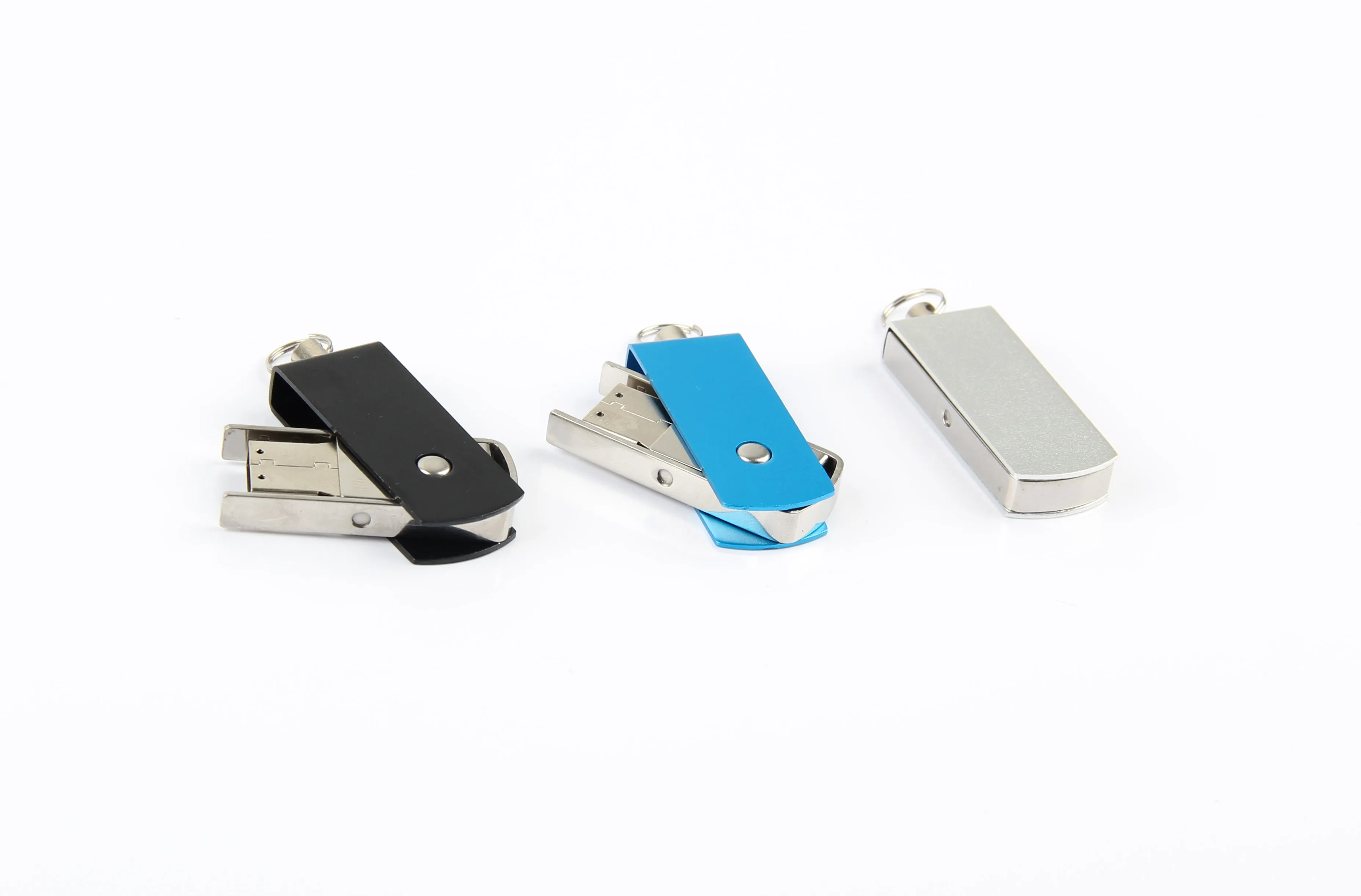 Full Colour Metal Swivel USB