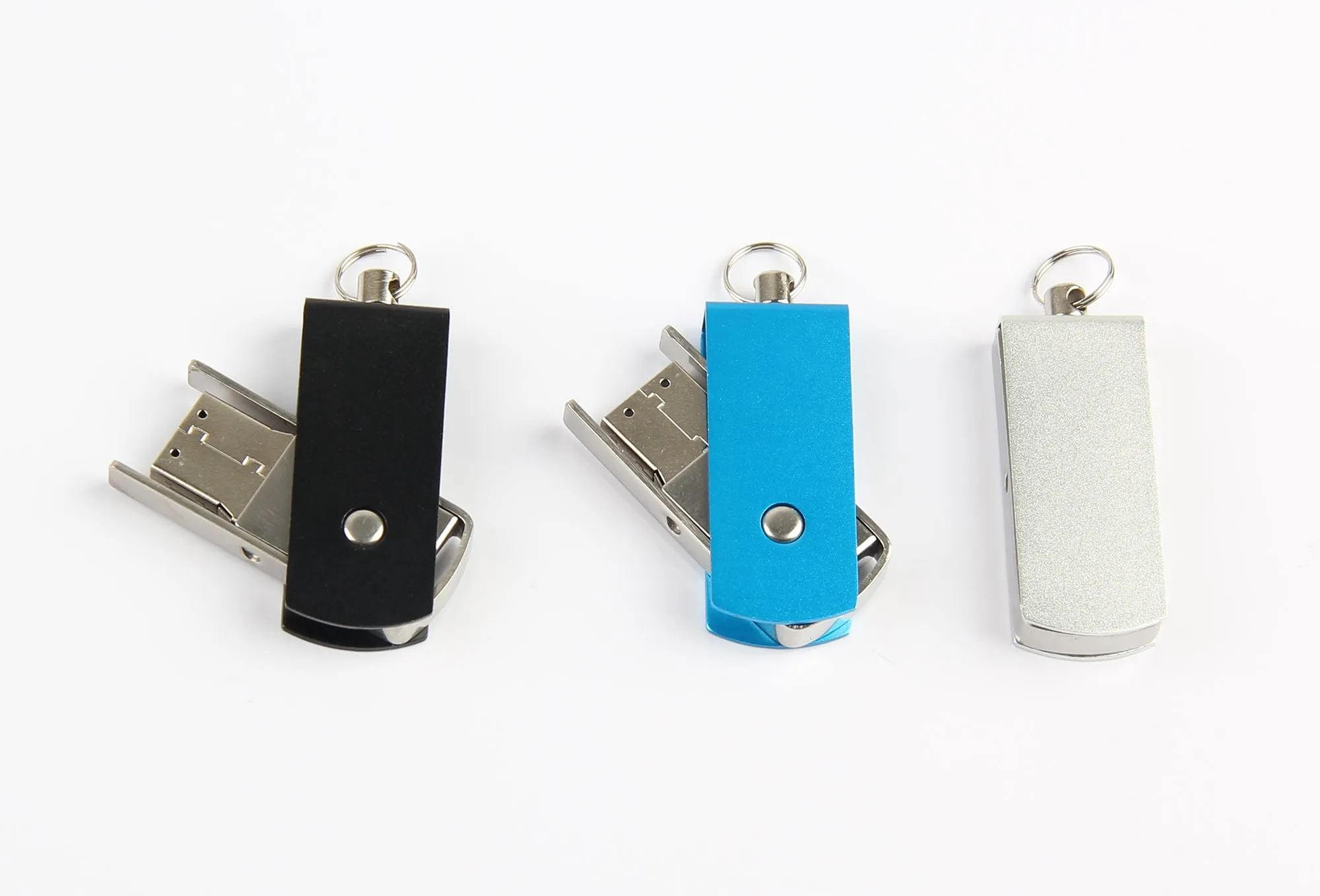 Full Colour Metal Swivel USB