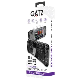 Gatz Exo-Guard 6 in 1 Protective Kit for Steam Deck