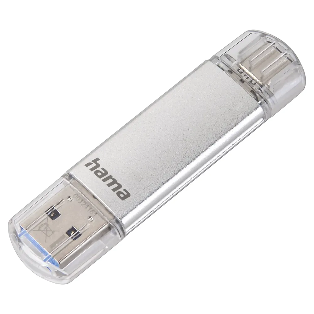 Hama C-Laeta USB-C 128GB USB Stick - Silver | 414878