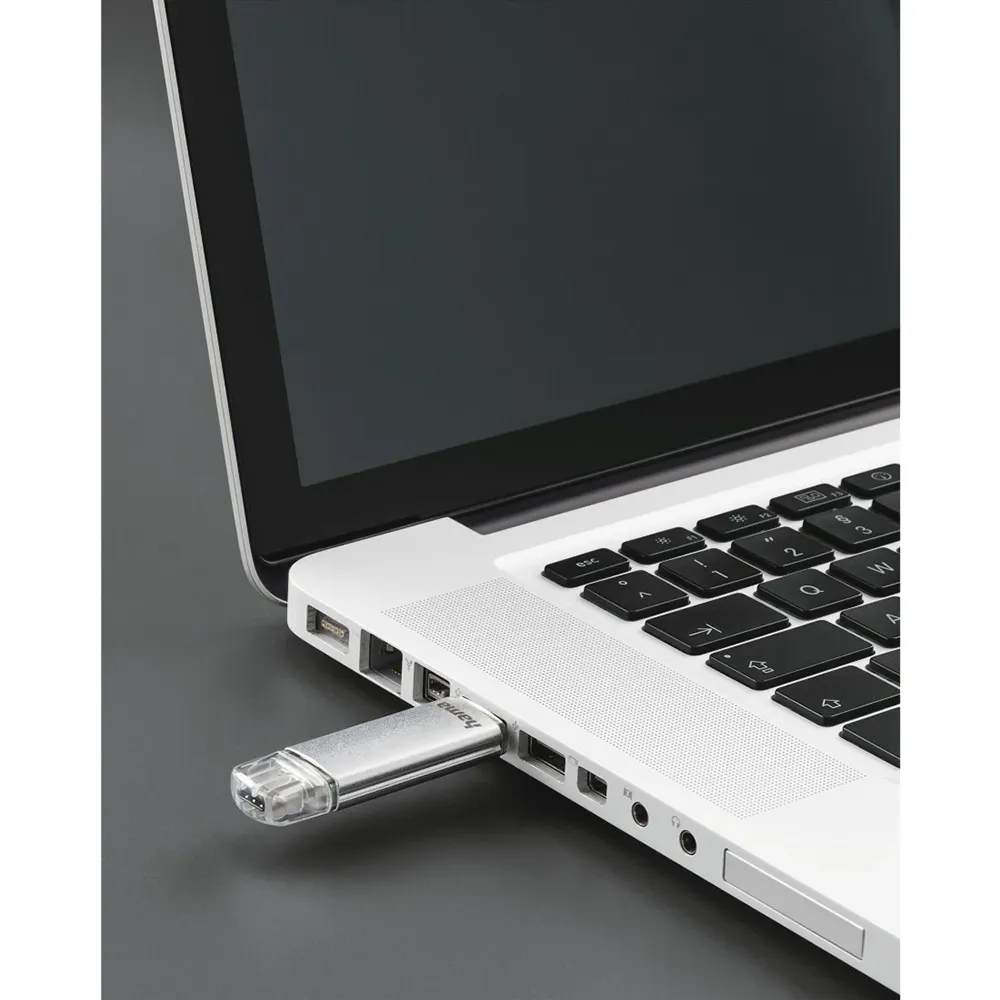 Hama C-Laeta USB-C 128GB USB Stick - Silver | 414878