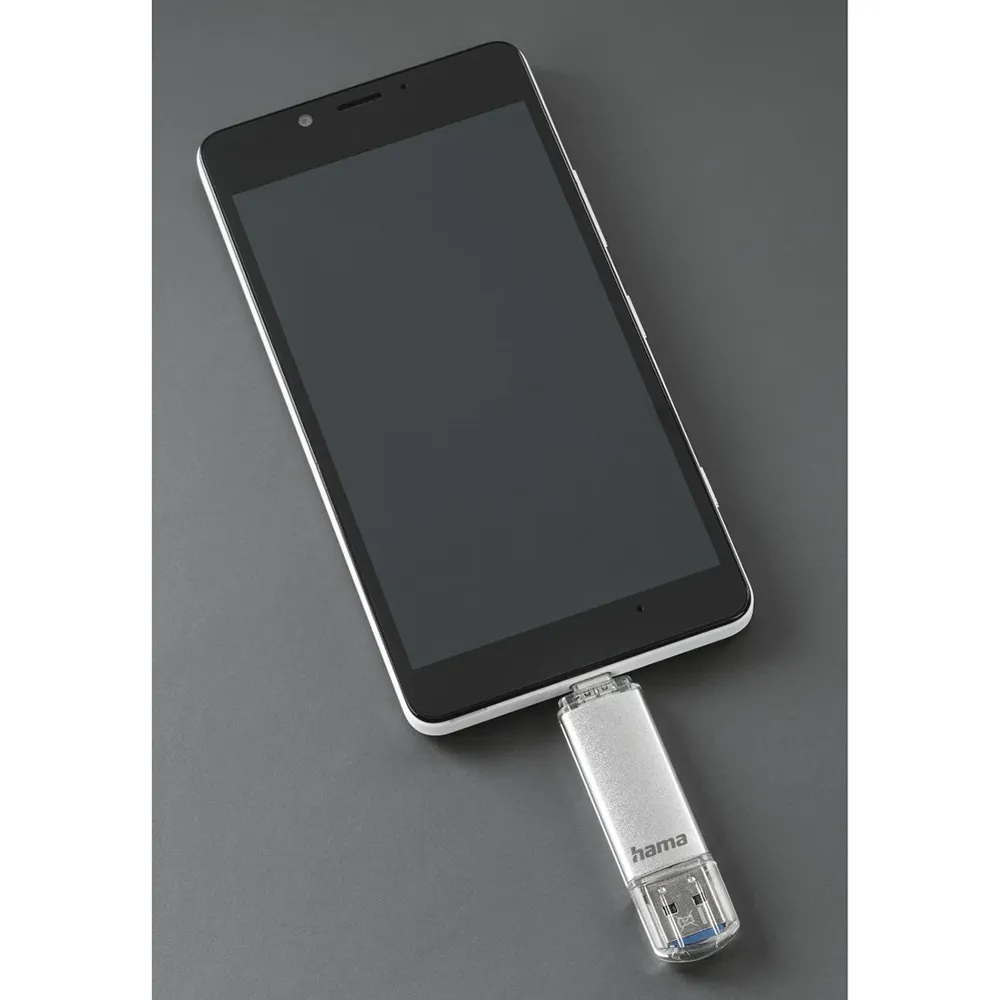 Hama C-Laeta USB-C 128GB USB Stick - Silver | 414878