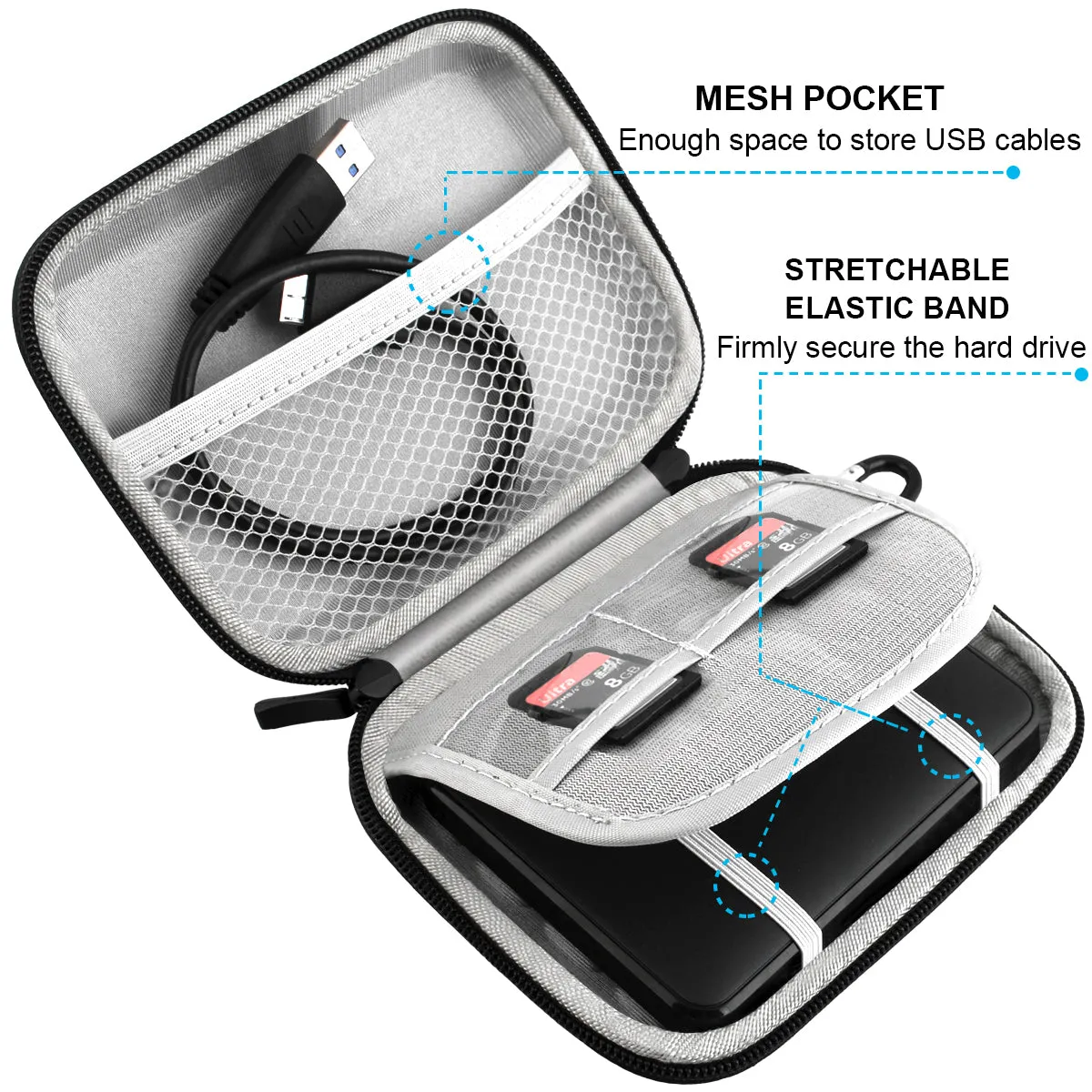 Hard Drive Case for Seagate External Hard Drive