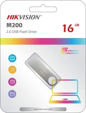 HIKVISION M200 16GB Metal USB 2.0 Flash High Speed Drive Disk Memory USB Storage, ransfer Speeds Up To 100MB/s 16 GB