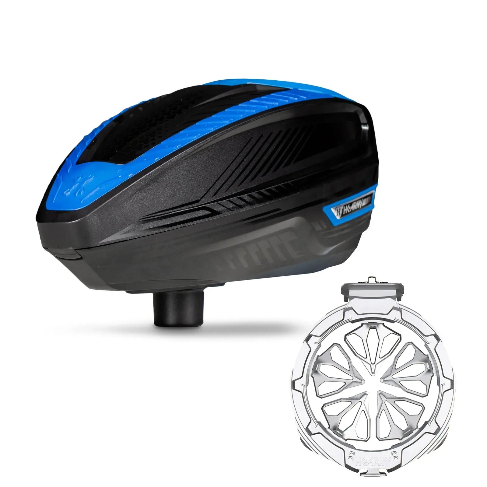 HK Army TFX3 Loader - Black / Blue W/Evo Pro Speed Feed