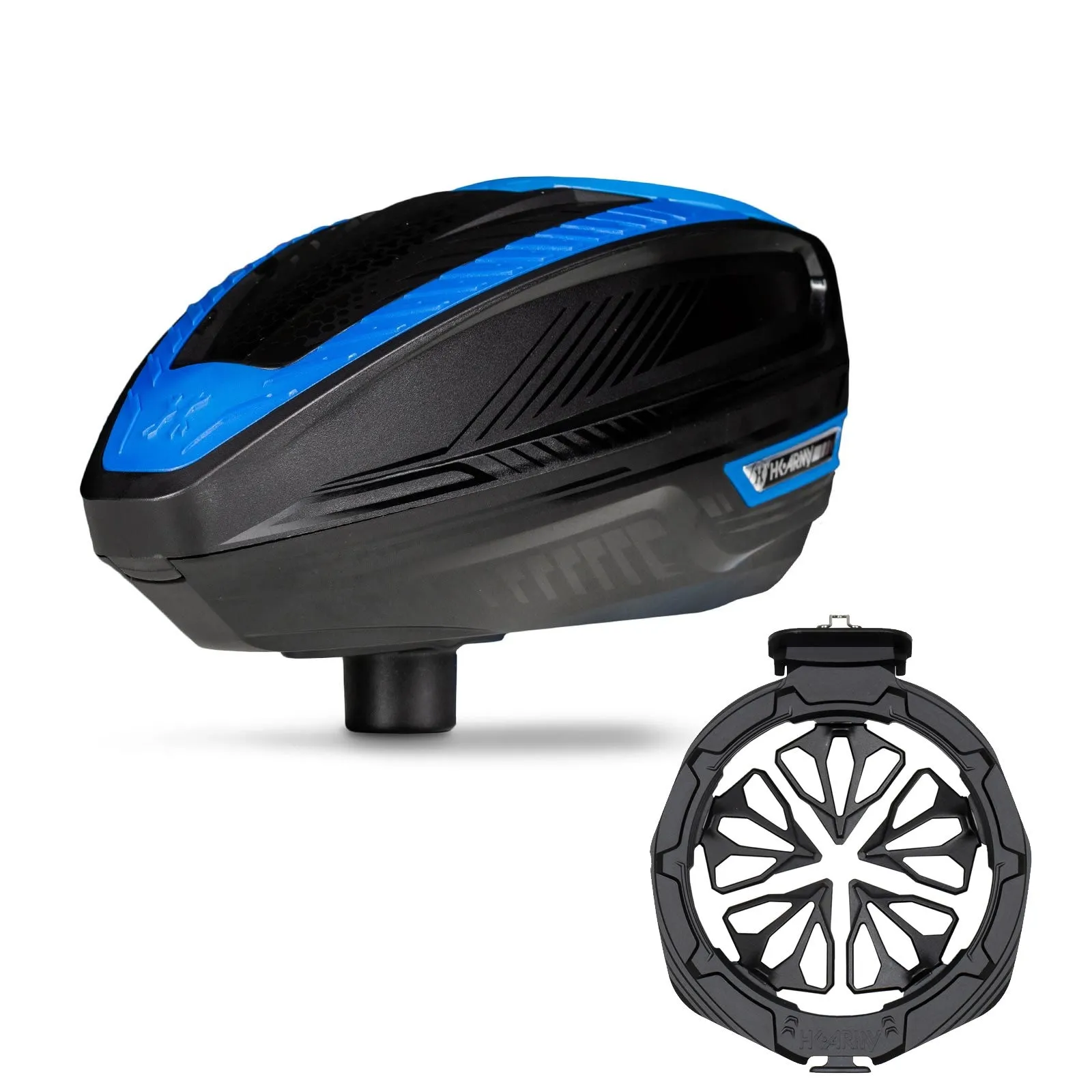 HK Army TFX3 Loader - Black / Blue W/Evo Pro Speed Feed