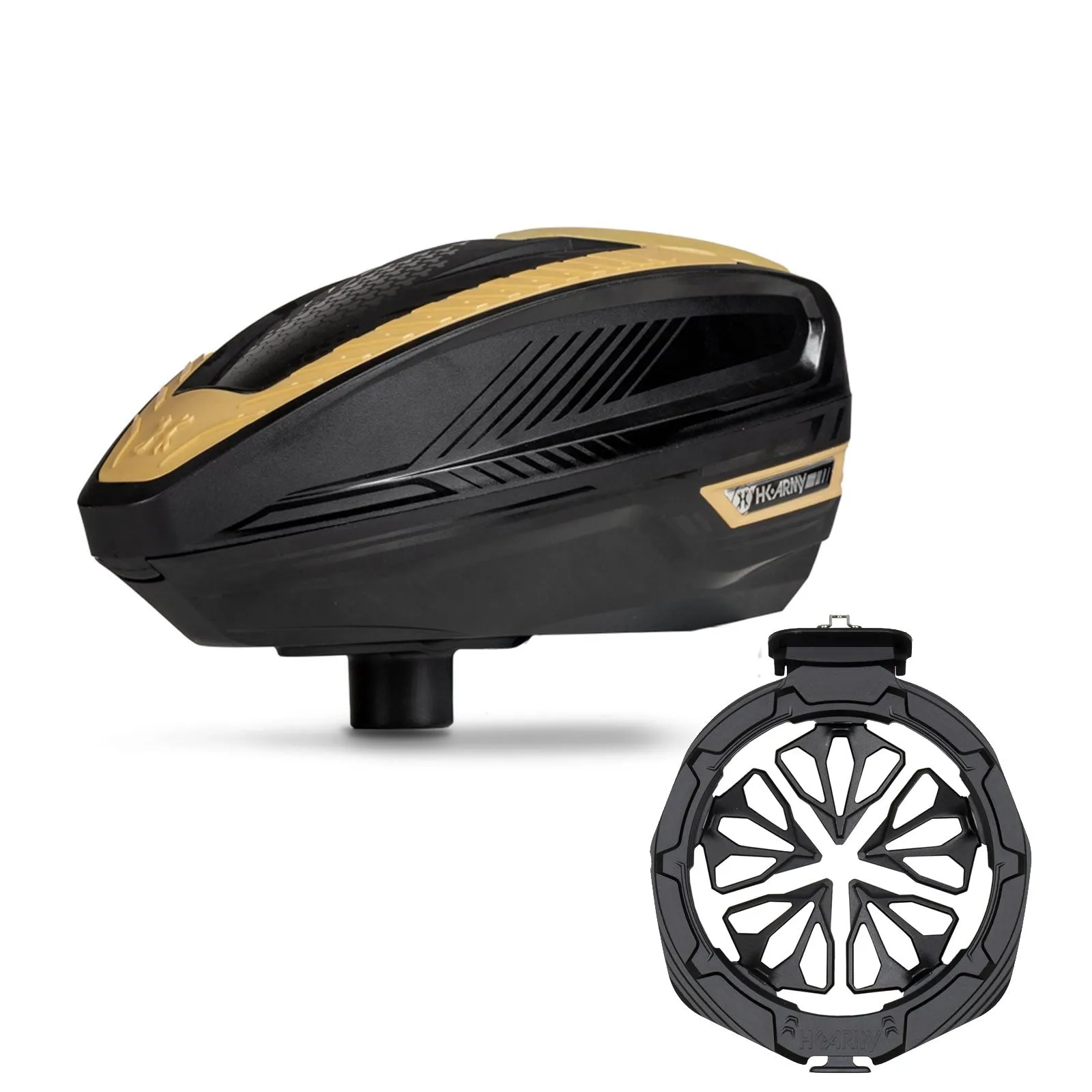 HK Army TFX3 Loader - Black / Gold W/Evo Pro Speed Feed