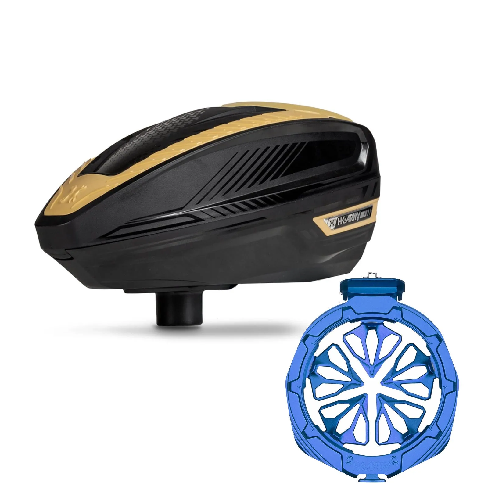 HK Army TFX3 Loader - Black / Gold W/Evo Pro Speed Feed