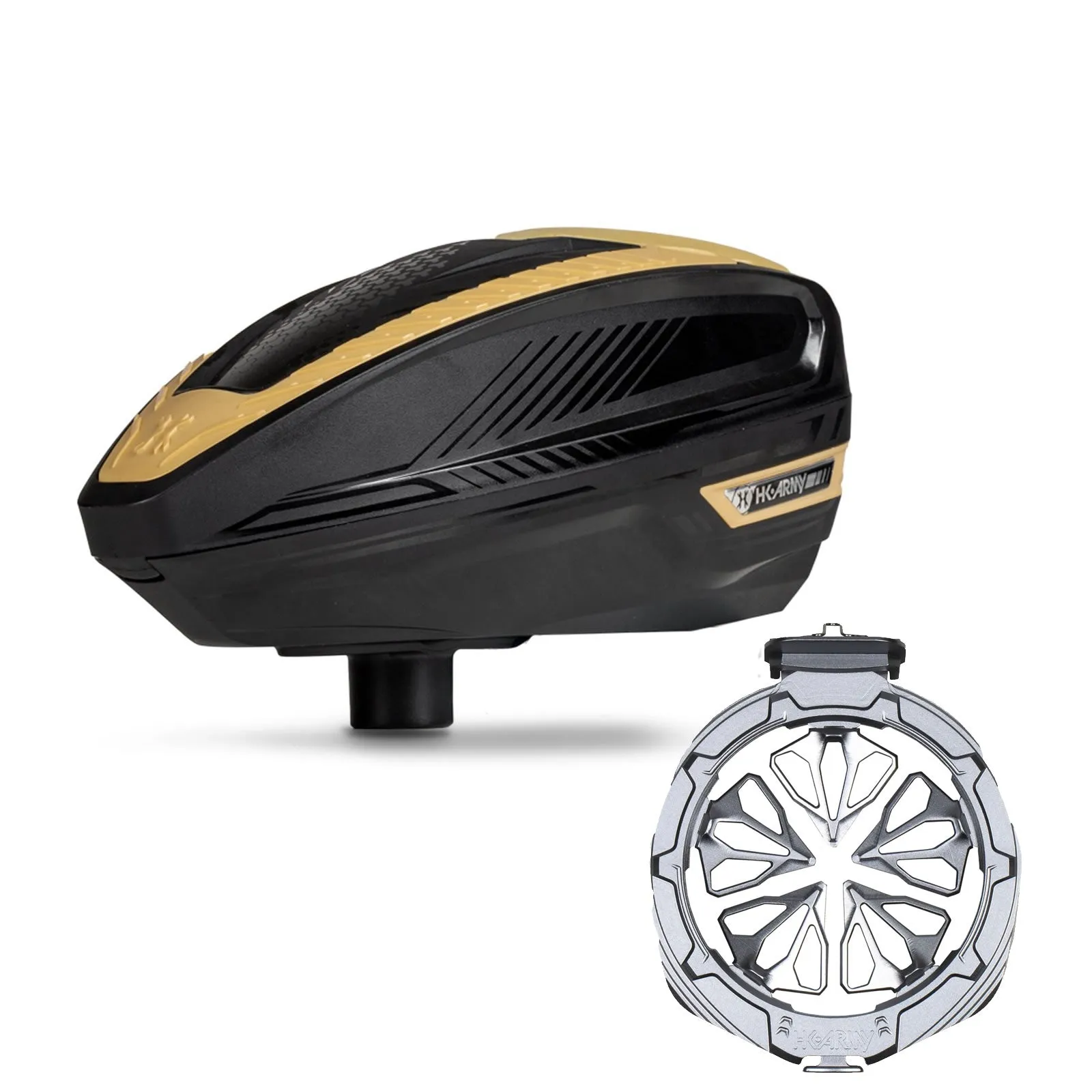 HK Army TFX3 Loader - Black / Gold W/Evo Pro Speed Feed