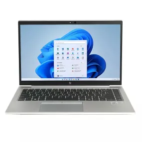 HP EliteBook 840 G7 Laptop 14" FHD, i5 10310U, 16GB RAM, 256GB SSD, Win 11 Pro, Silver, Refurbished