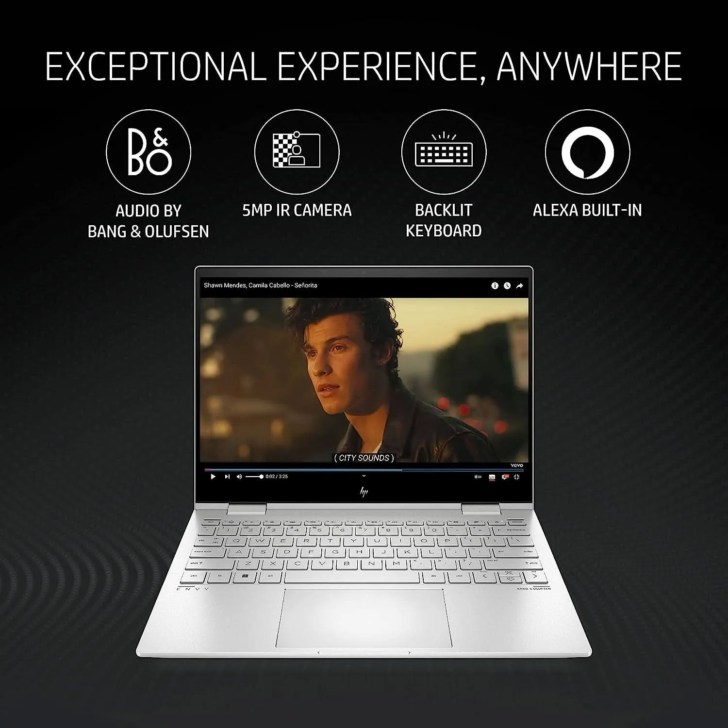 HP ENVY X360 13-BF0121TU [CI5-1230U 12TH GEN/16GB DDR5/512GB SSD/WIN11 HOME MSO/13.3 INCH/INTEGRATED GRAPHICS /1 YEAR(S)/SILVER]