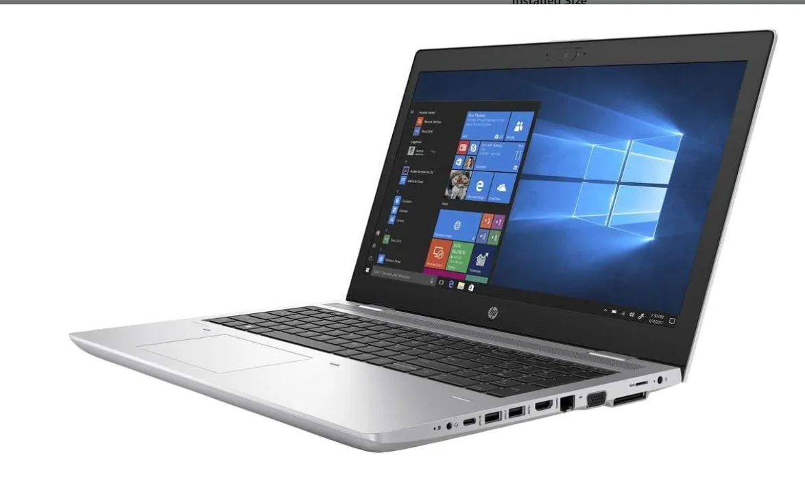 HP ProBook 650 G5 15.6" Laptop, Intel Core i5-8365U, 16GB DDR4 RAM, 512GB SSD with Windows 11