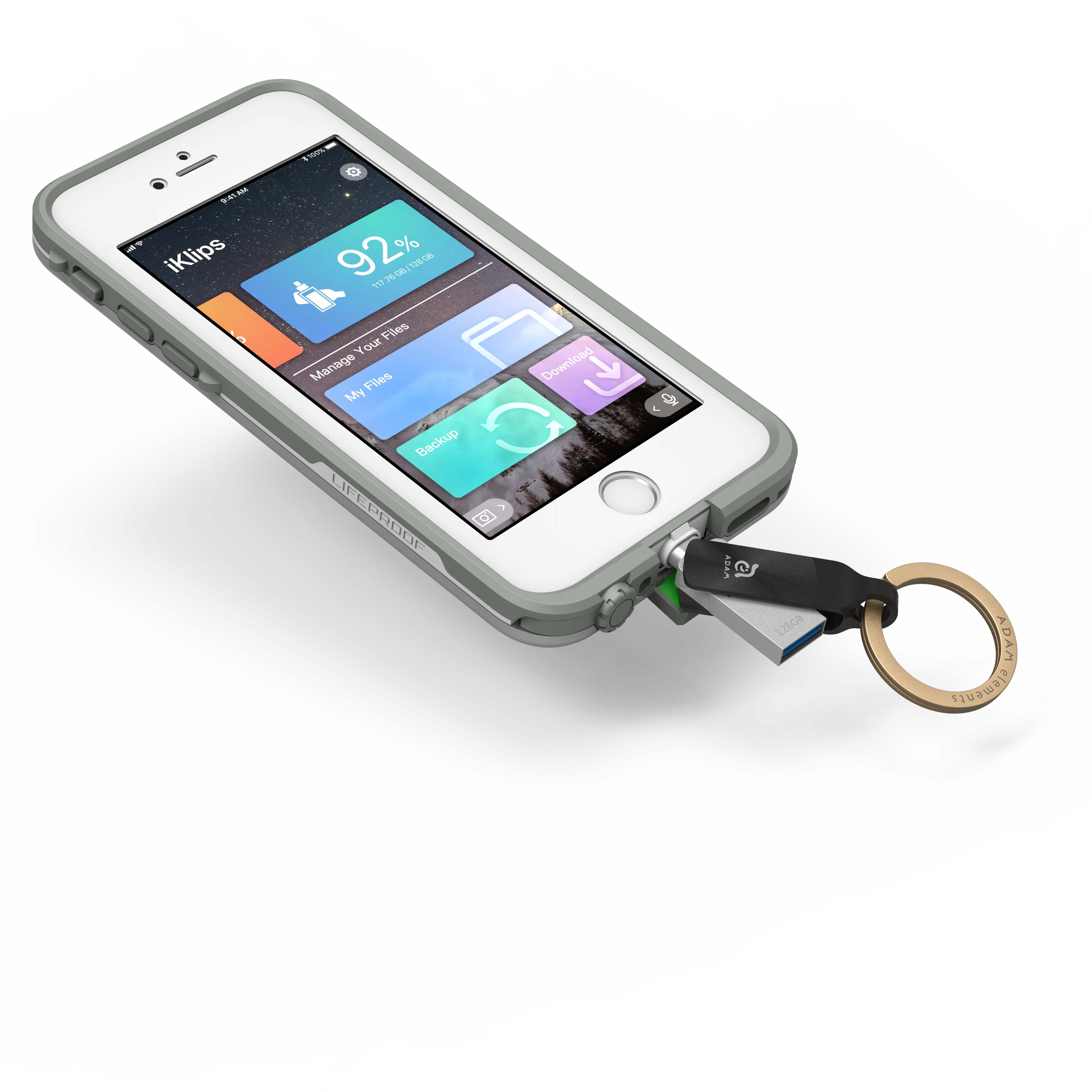 iKlips DUO  Apple Lightning Flash Drive (128/256G)