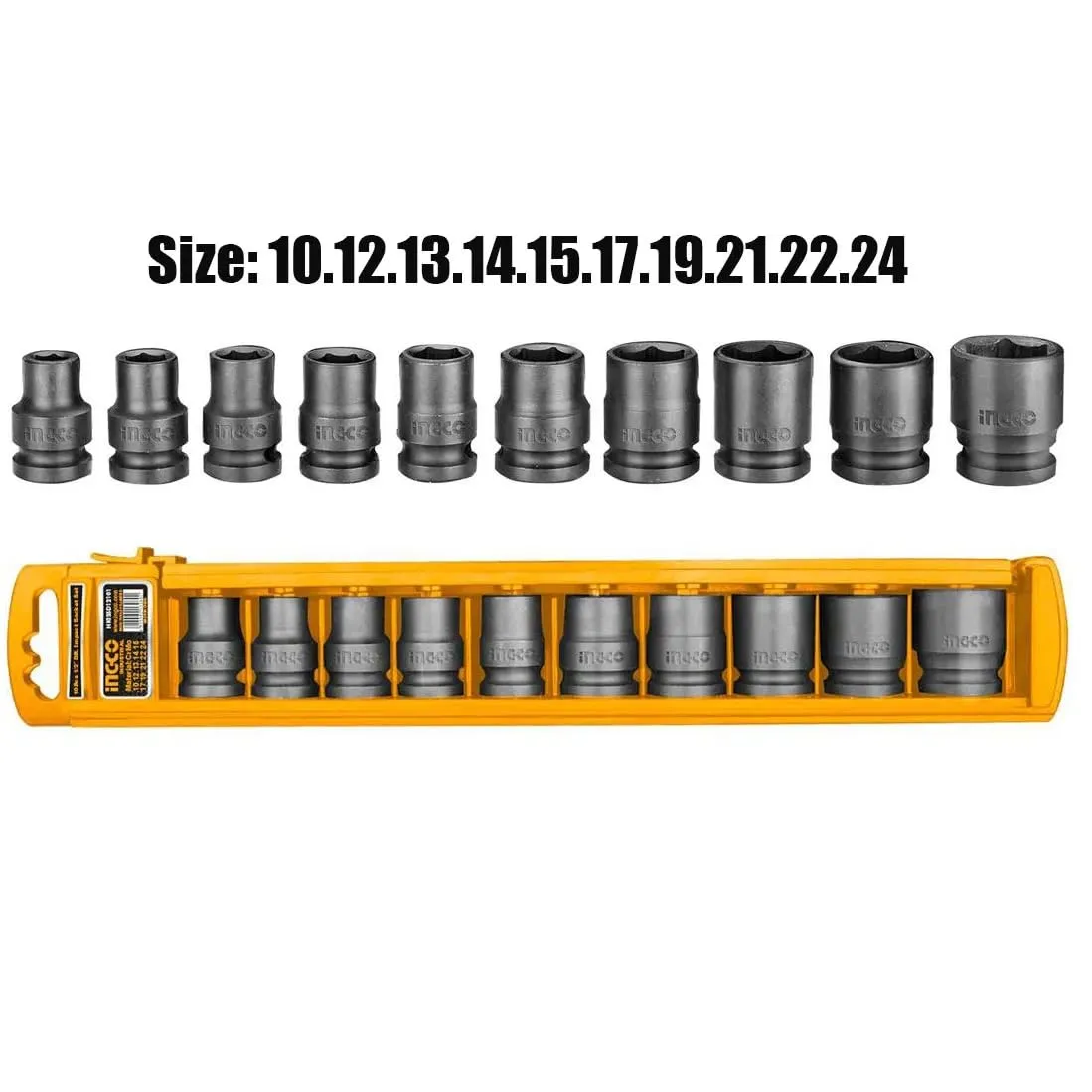 INGCO COSLI23048 1/2" Cordless 2 pcs combo kit impact wrench 400NM Cordless Impact Wrench  (1/2 inch)