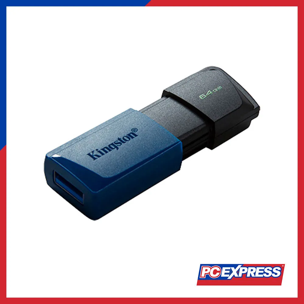 KINGSTON 64GB USB 3.2 G1 Data Traveler Exodia M Flash Drive (Blue)