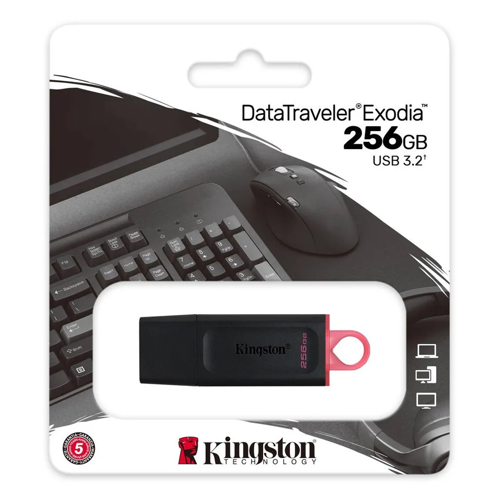 Kingston DataTraveler Exodia DTX USB 3.2 Flash Drive (128GB / 64GB / 32GB)