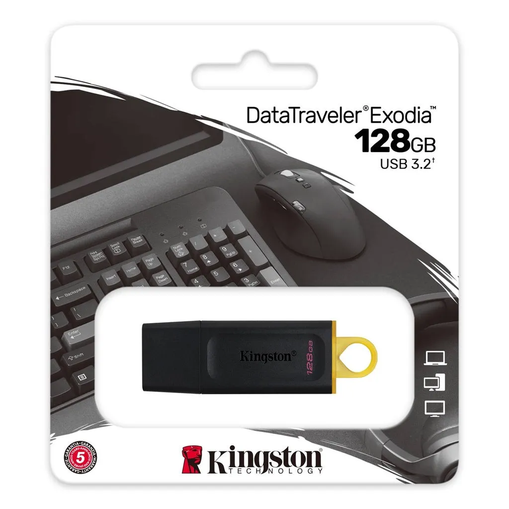 Kingston DataTraveler Exodia DTX USB 3.2 Flash Drive (128GB / 64GB / 32GB)