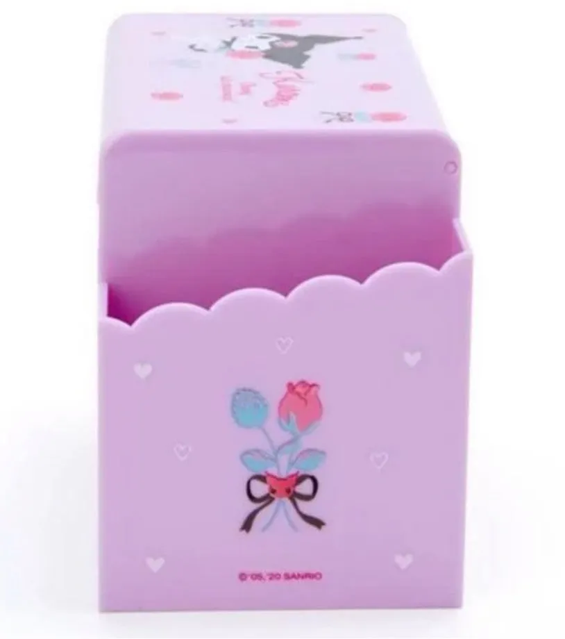 Kuromi Pencil Stand Desk Organizer Storage Case Make up Case Sanrio Japan