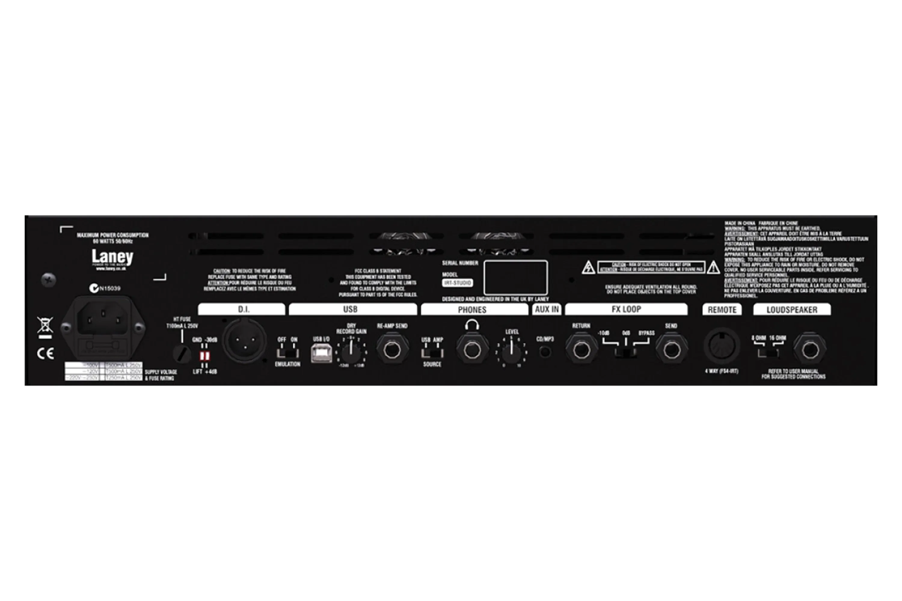 Laney Ironheart IRT-STUDIO 15W All-Tube Guitar Amp Head