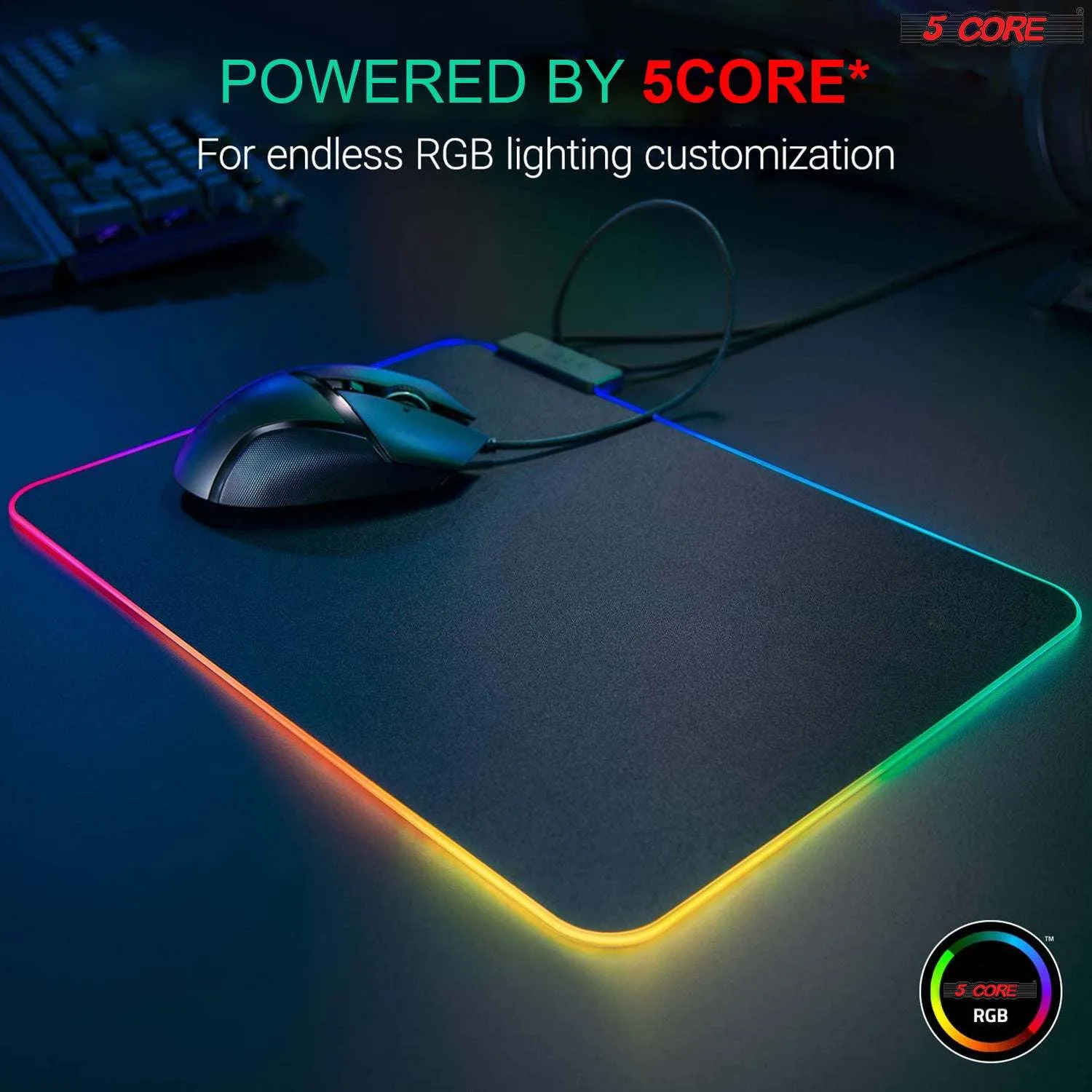 Large RGB Gaming Mouse Pad - Glowing 12 Modes - MP 300