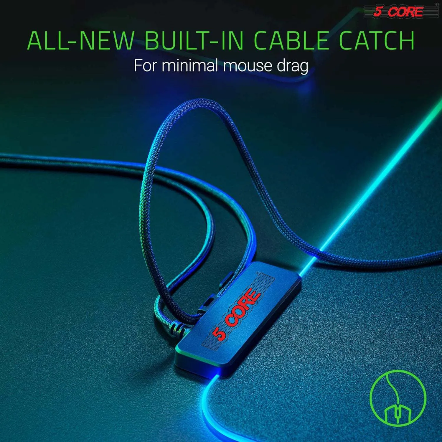 Large RGB Gaming Mouse Pad - Glowing 12 Modes - MP 300