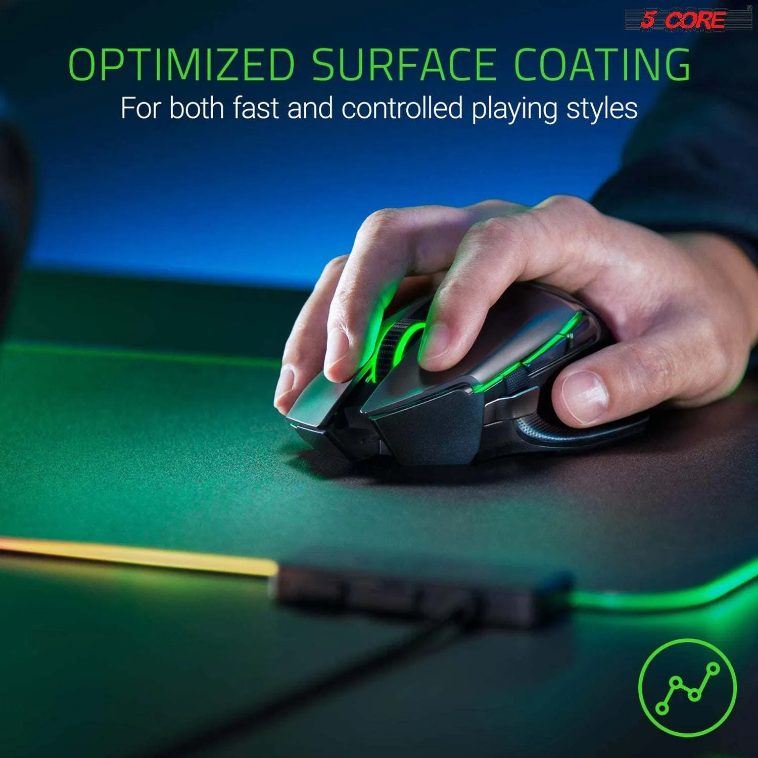 Large RGB Gaming Mouse Pad - Glowing 12 Modes - MP 300