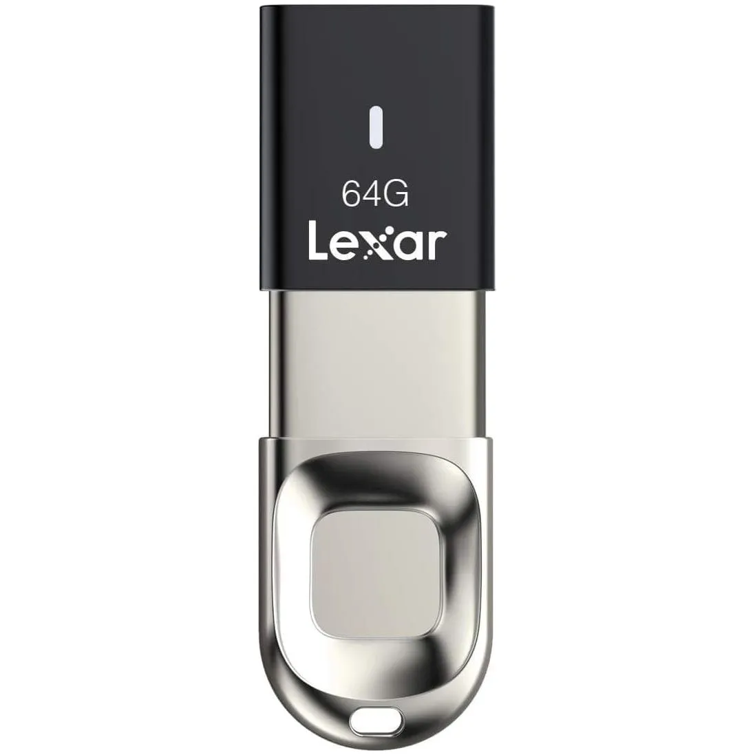 Lexar JumpDrive Fingerprint F35 64GB USB 3.0 Flash Drive, USB Stick Up to 150MB/s Read, Memory Stick for Computer, External Storage Data, Photo, Video (Incompatible with Mac OS) (LJDF35-64GBEU)