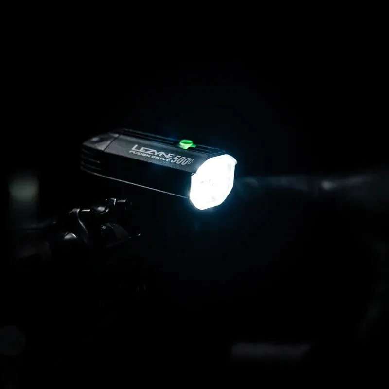 LEZYNE Fusion Drive 500  and Zecto Drive 200  Bicycle Light Set, USB-C Rechargeable