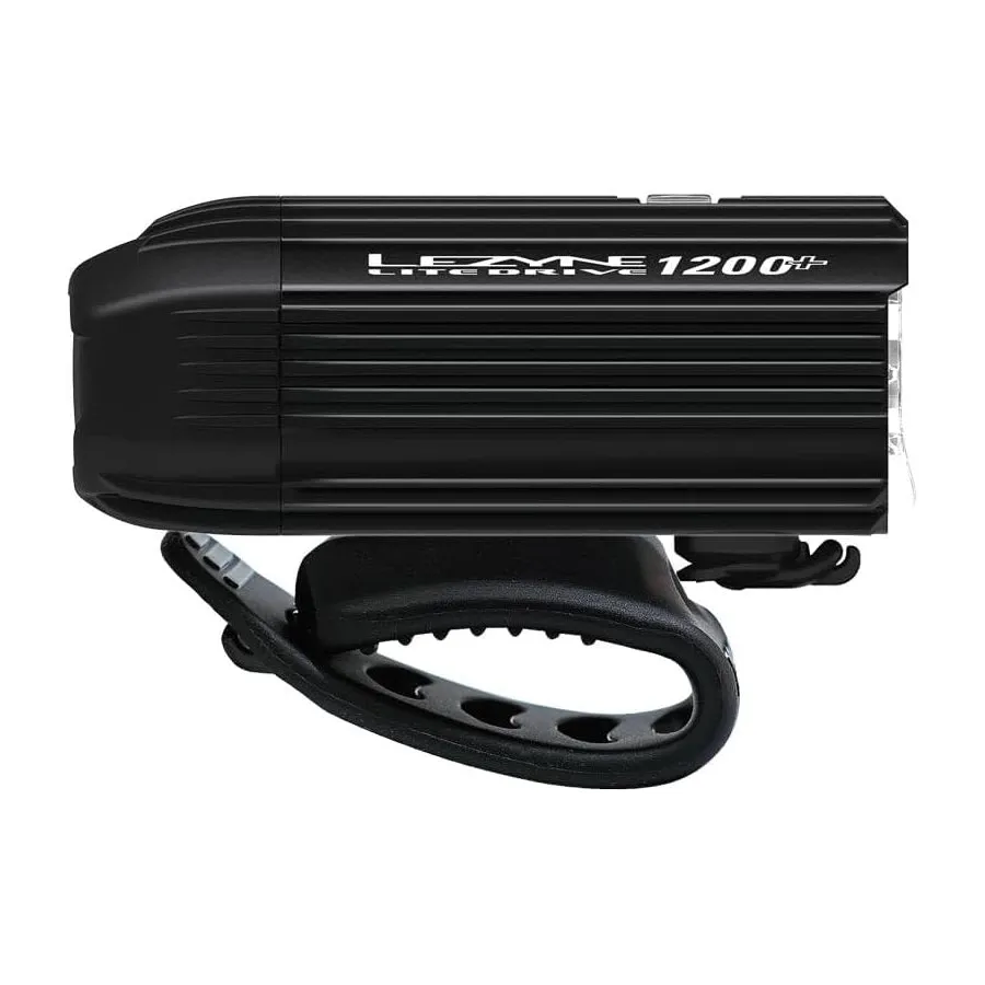 Lezyne Lite Drive 1200  and KTV Drive Pro  Pair Bicycle Light Set, 1200/150 Lumens, USB-C Rechargeable