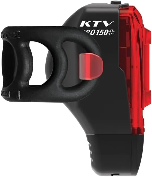 LEZYNE Micro Drive 800  and KTV Drive Pro  Bicycle Light Set, Front and Rear Pair, 800/150 lumen, USB-C Rechargeable