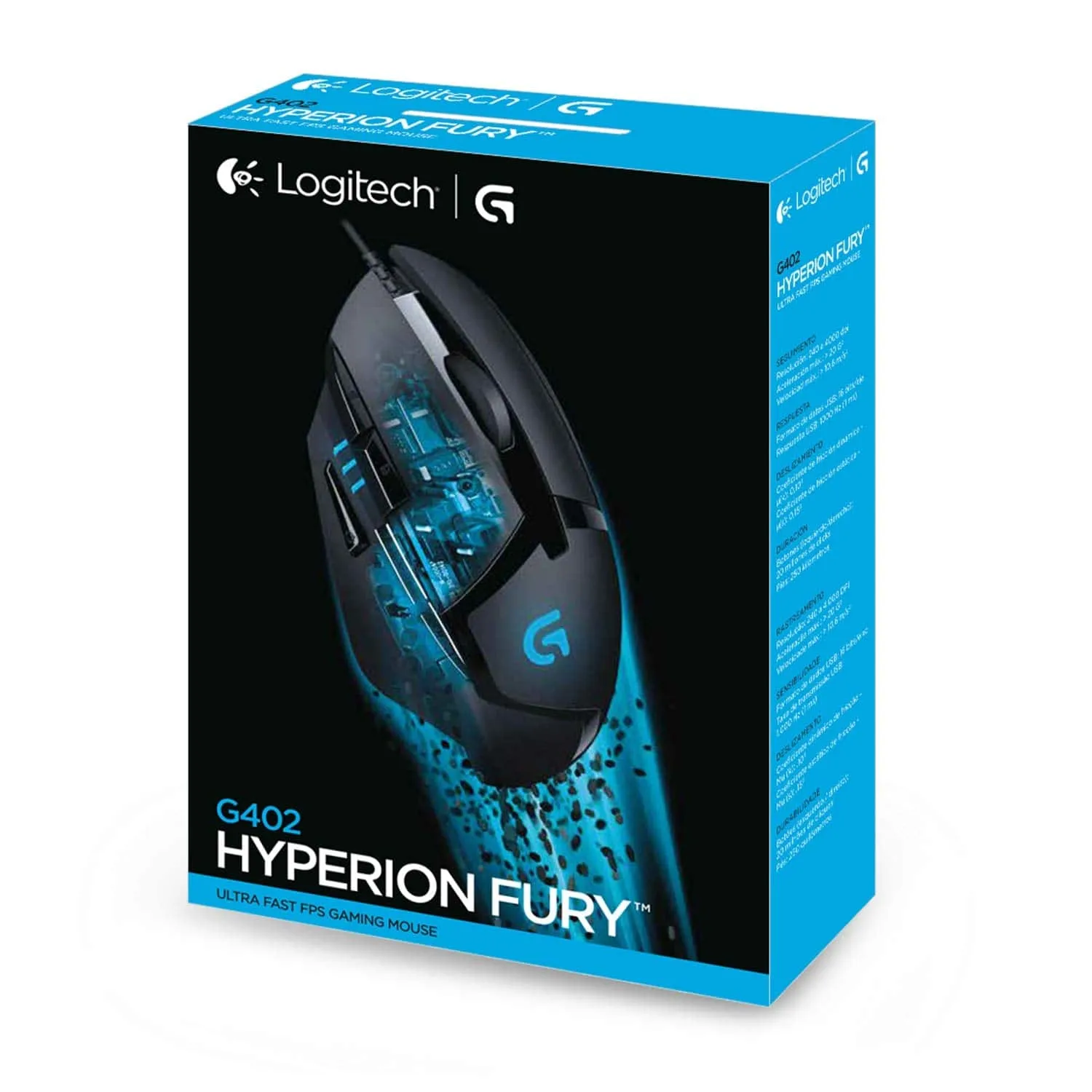 Logitech G402 Hyperion Fury FPS Gaming Mouse