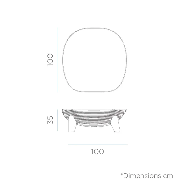 Low Coffee table Martinica