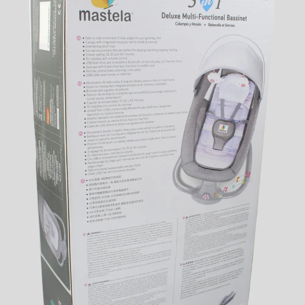Mastela 3 In 1 Deluxe Multi-Functional Bassinet