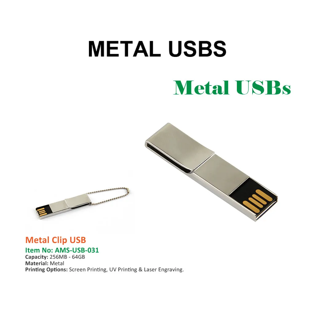 Metal Clip USB - Model 2