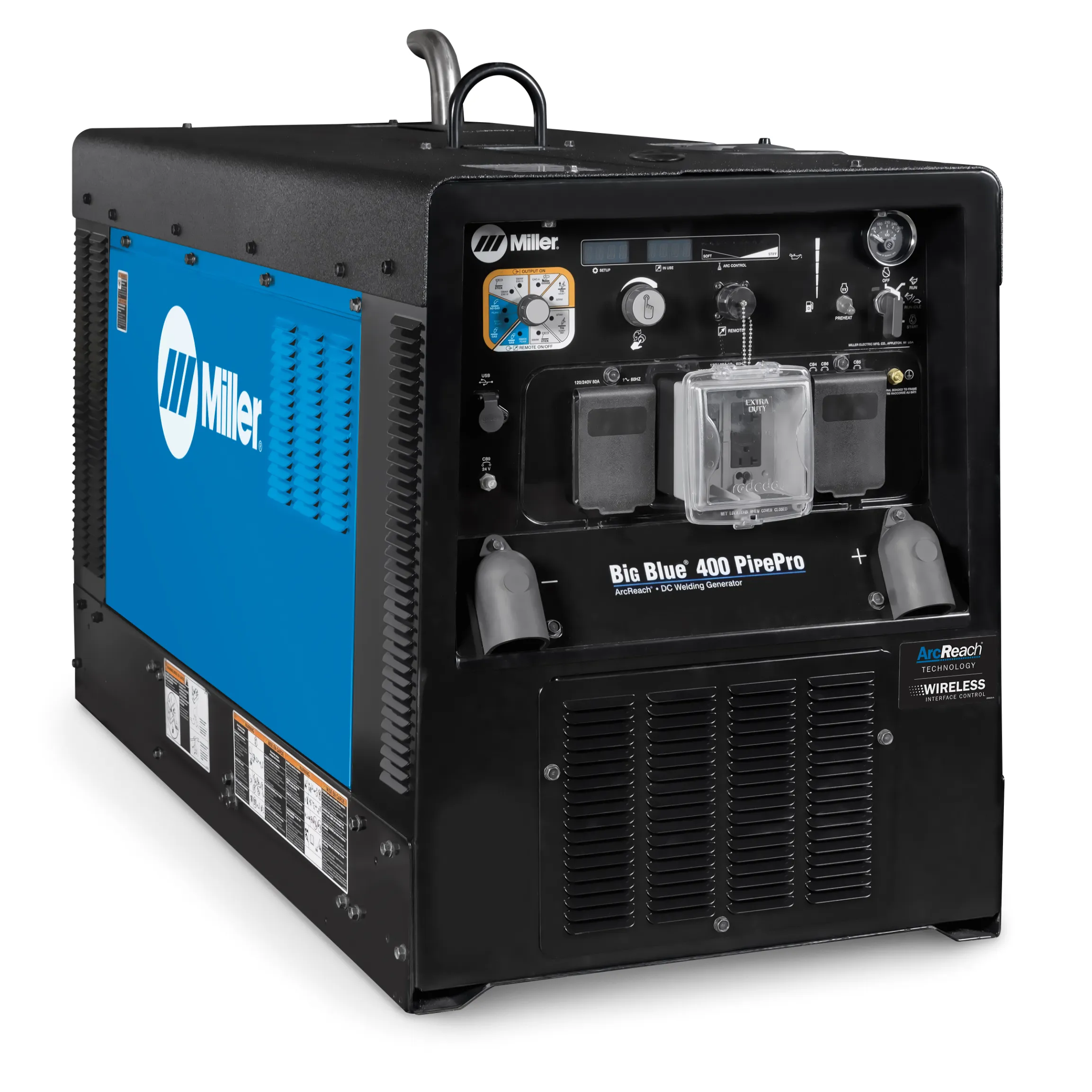Miller Big Blue 400 PipePro (CAT) w/ WIC - 907806001