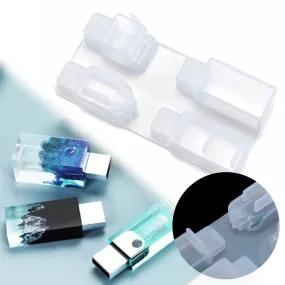 Mountain Peak Broken Snow USB drive resin mold Unique Mold