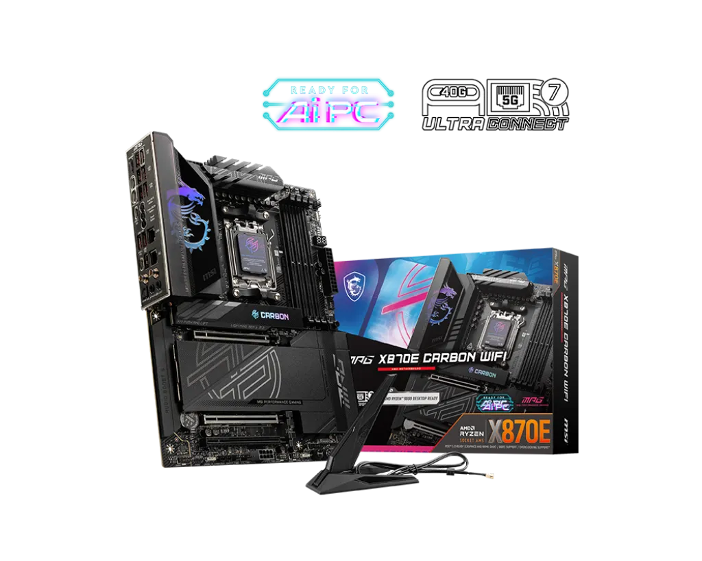 MSI X870E MPG CARBON WIFI7 | AM5 ATX Motherboard