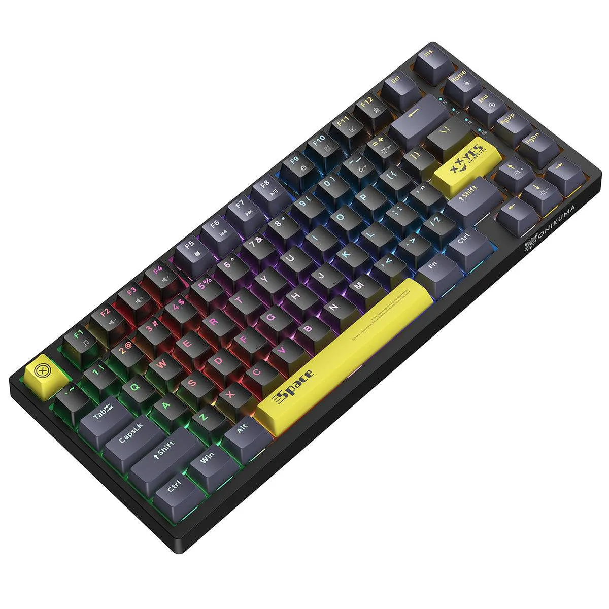 ONIKUMA G52 Mechanical 82 Keys USB Wired Gaming Keyboard