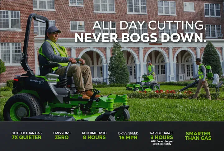 OptimusZ 60” 24kWh Ride-On Zero-Turn Mower