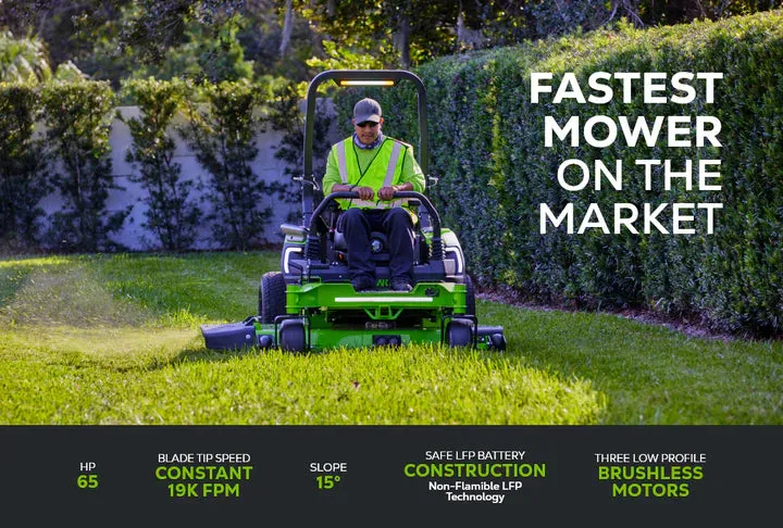 OptimusZ 60” 24kWh Ride-On Zero-Turn Mower