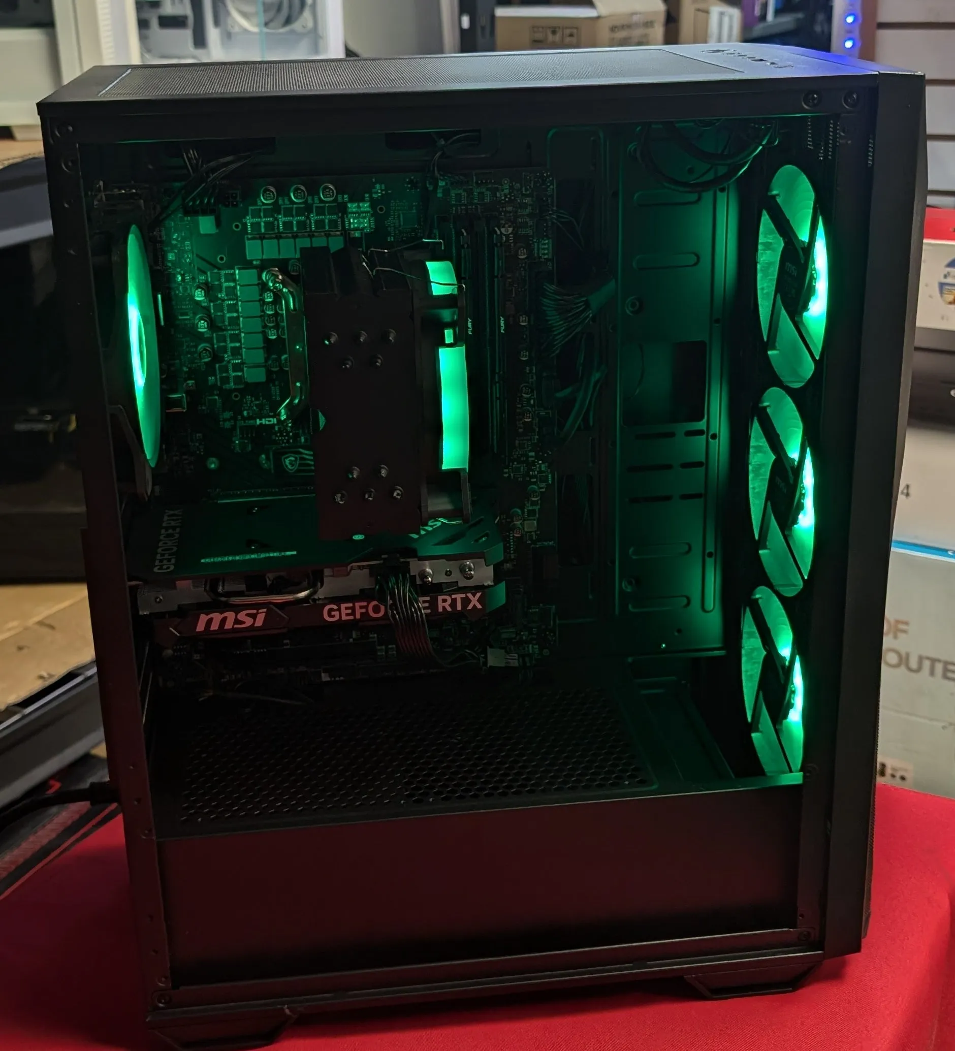 PC GAMING NEUF MSI RTX 4060-Ti 8GB GDDR6 i7-14700F 32GB DDR5 SSD 2TB NVMe