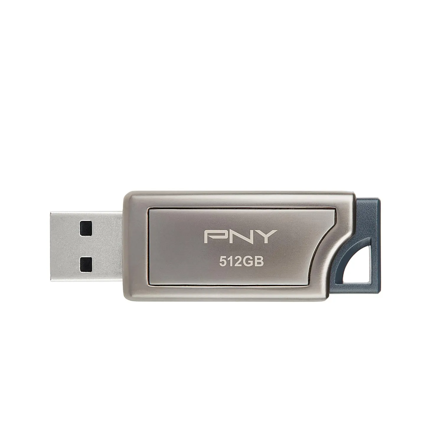 PNY - Pro-Elite 512GB USB 3.0 Flash Drive - Gun Metal Gray/ Gray