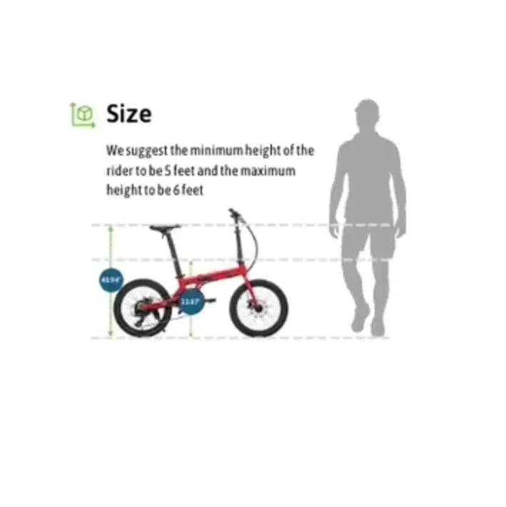 Qualisports| VOLADOR 350W  36V 7Ah Folding Electric Bike