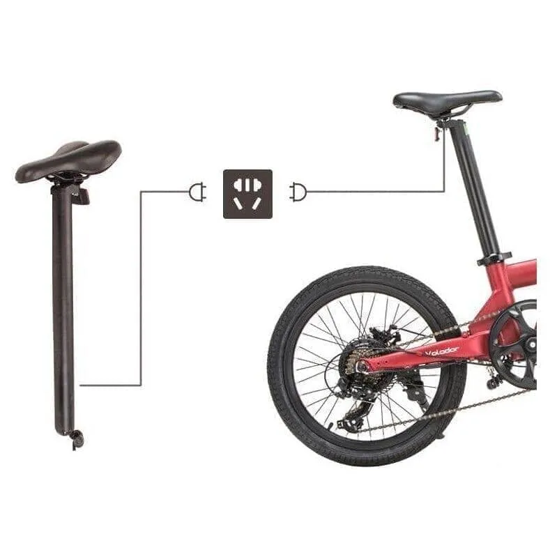 Qualisports| VOLADOR 350W  36V 7Ah Folding Electric Bike