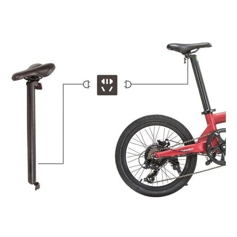 Qualisports| VOLADOR 350W  36V 7Ah Folding Electric Bike