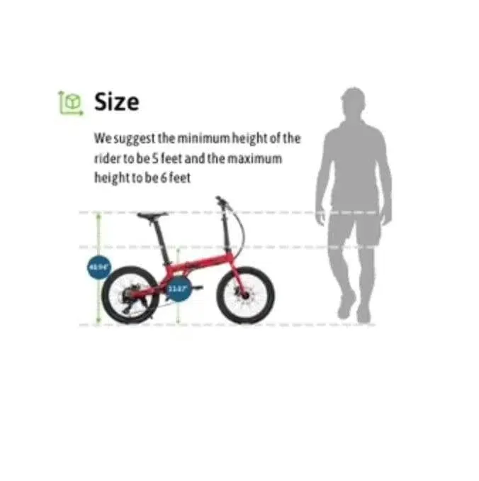 Qualisports| VOLADOR 350W  36V 7Ah Folding Electric Bike