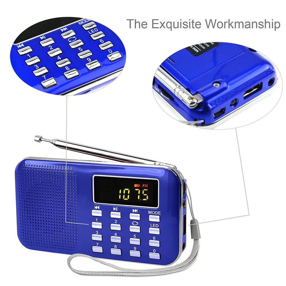 Radioddity L-908 Mini Digital FM LCD Radio Speaker [DISCONTINUED]