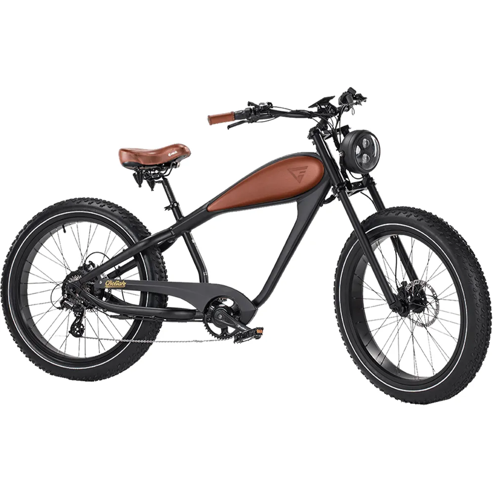 REVI BIKES Cheetah Plus Electric Cafe Racer - 750 Watt, 48V